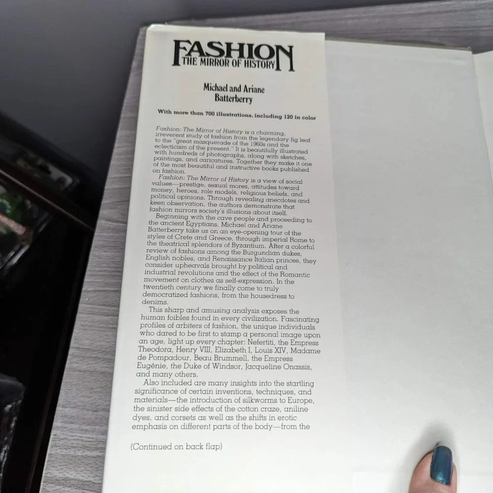 Fashion The Mirror of History Hard Back Book